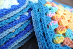 Piles of granny squares