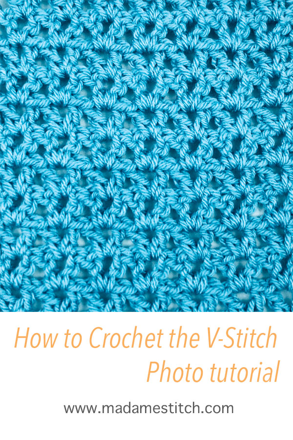 How to Crochet V-Stitch | Tutorial