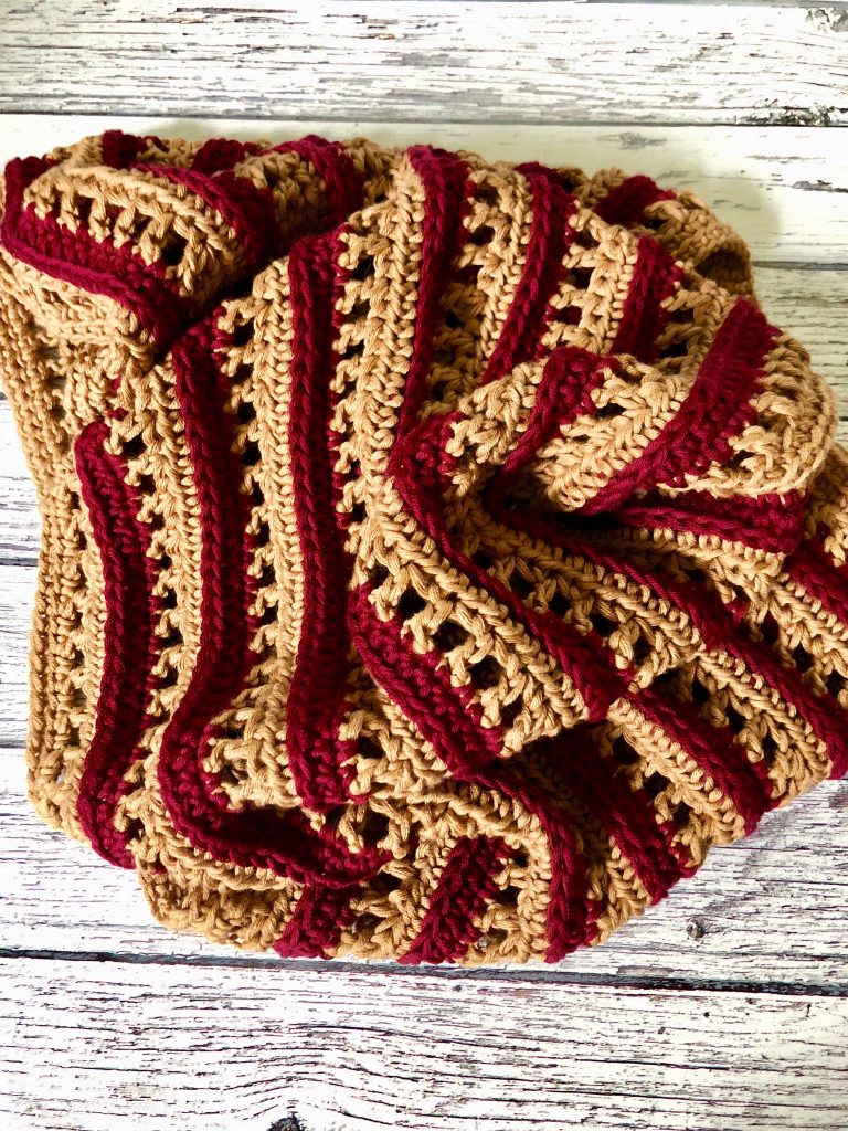 the touch of fall crochet cowl