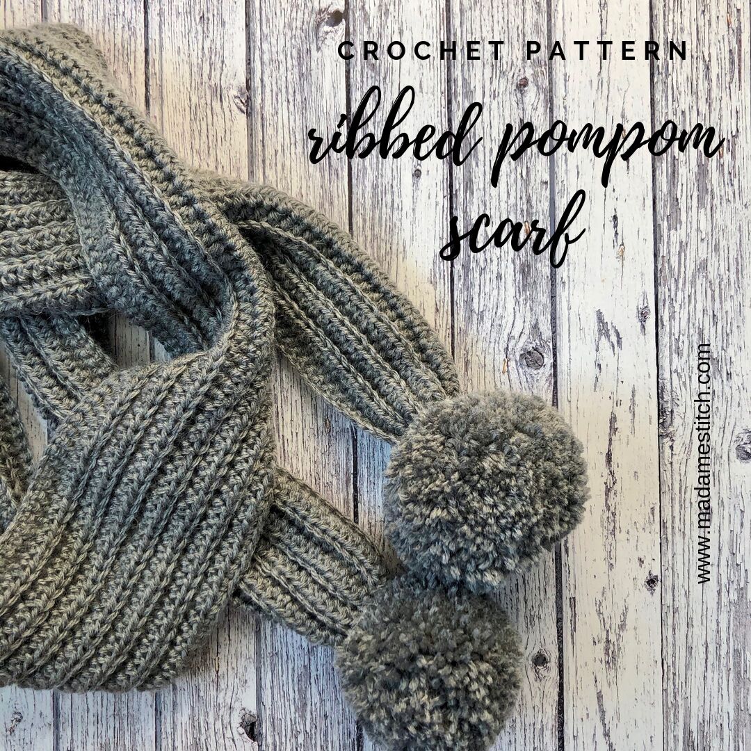 An easy crochet scarf that’s so luxurious to wear
