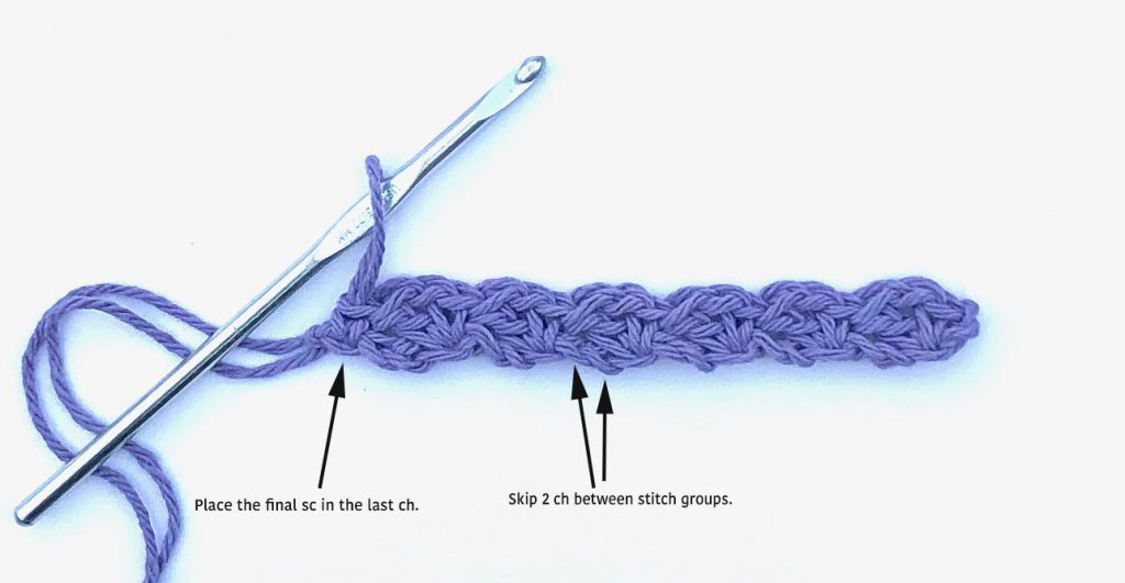 How to crochet the wattle stitch | Photo tutorial by MadameStitch