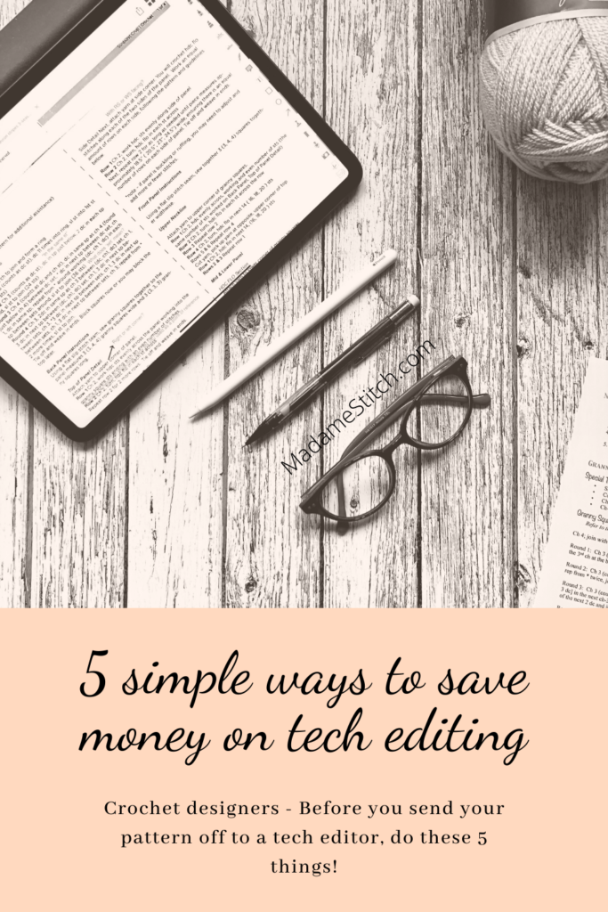 5 Simple Ways to Save Money on Tech Editing | MadameStitch