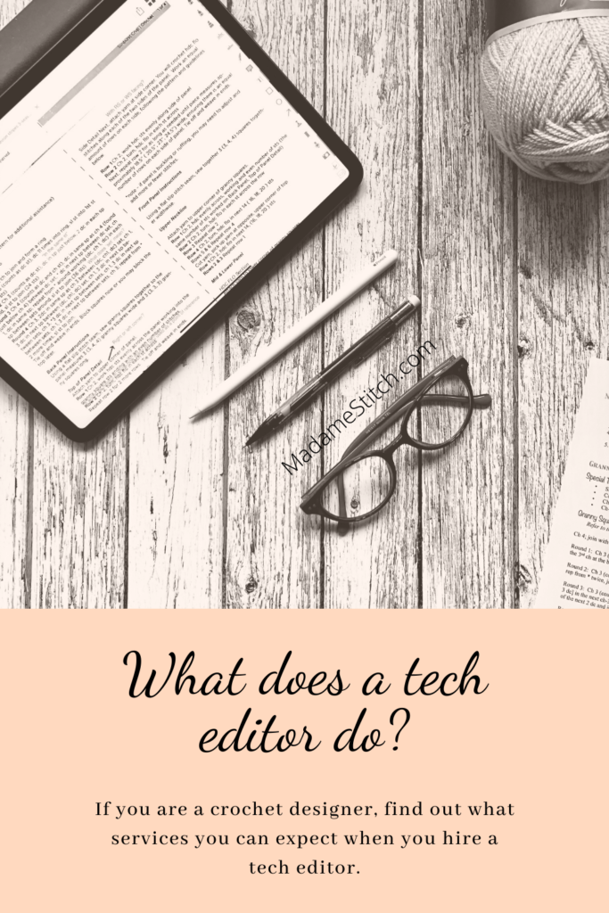 What does a tech editor do? | Blog post by MadameStitch