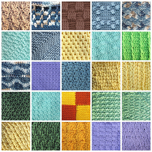 30 Purrfect Stitches for Pet Blankets, an e-book available on Ravelry