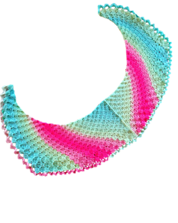 Aracely Mini Shawl crochet pattern by Bliss This