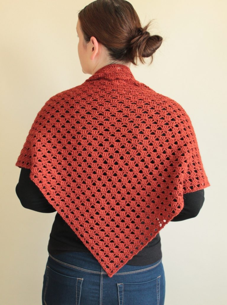 Beatrix Shawl crochet pattern by Blue Star Crochet