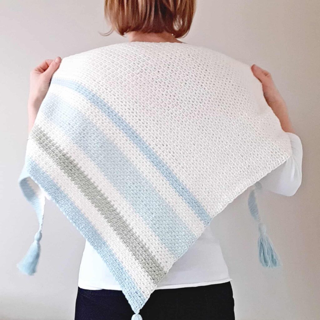 Forget me not Shawl crochet pattern by Ned & Mimi