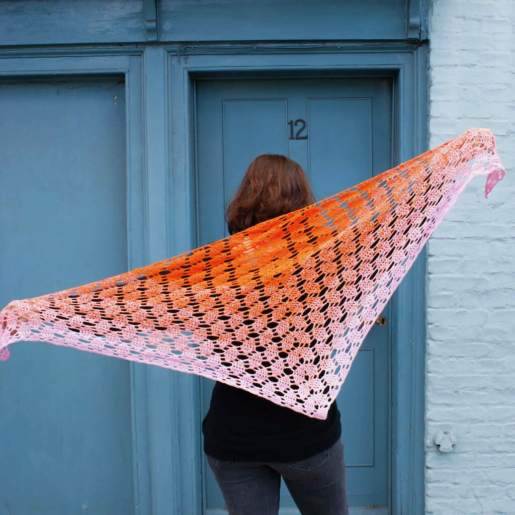 Perceptions Shawl crochet pattern by Dora Does