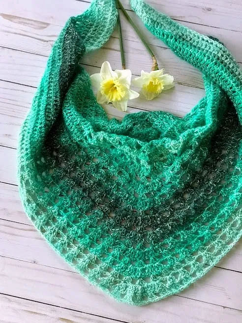 Jadestone Wrap crochet pattern by Desert Blossom Crafts