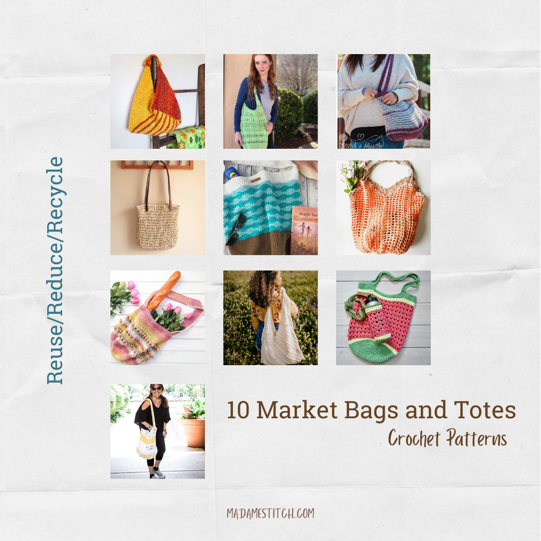 Stylish Crochet Market Bag: Raffia-Inspired Tote Pattern with