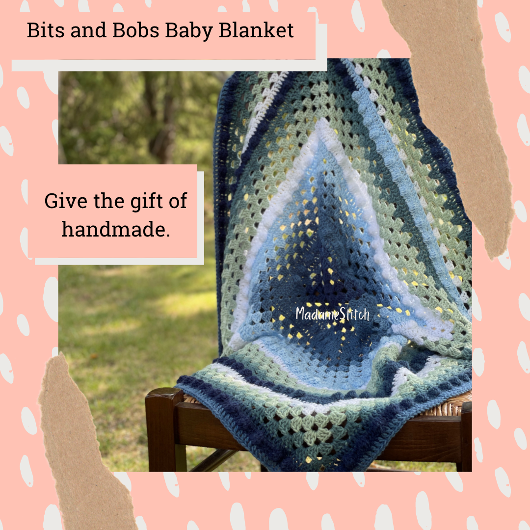 A quick, easy baby blanket crochet pattern