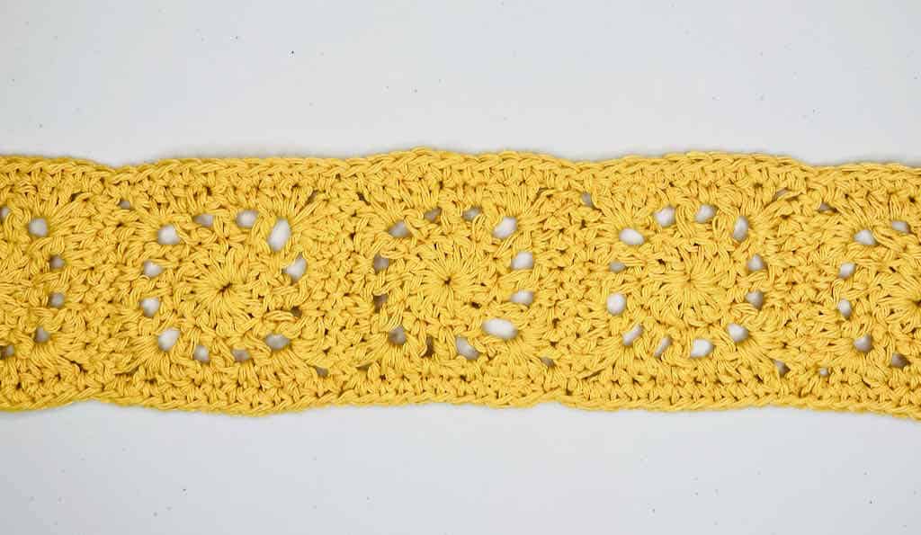 Closeup photo of the strap