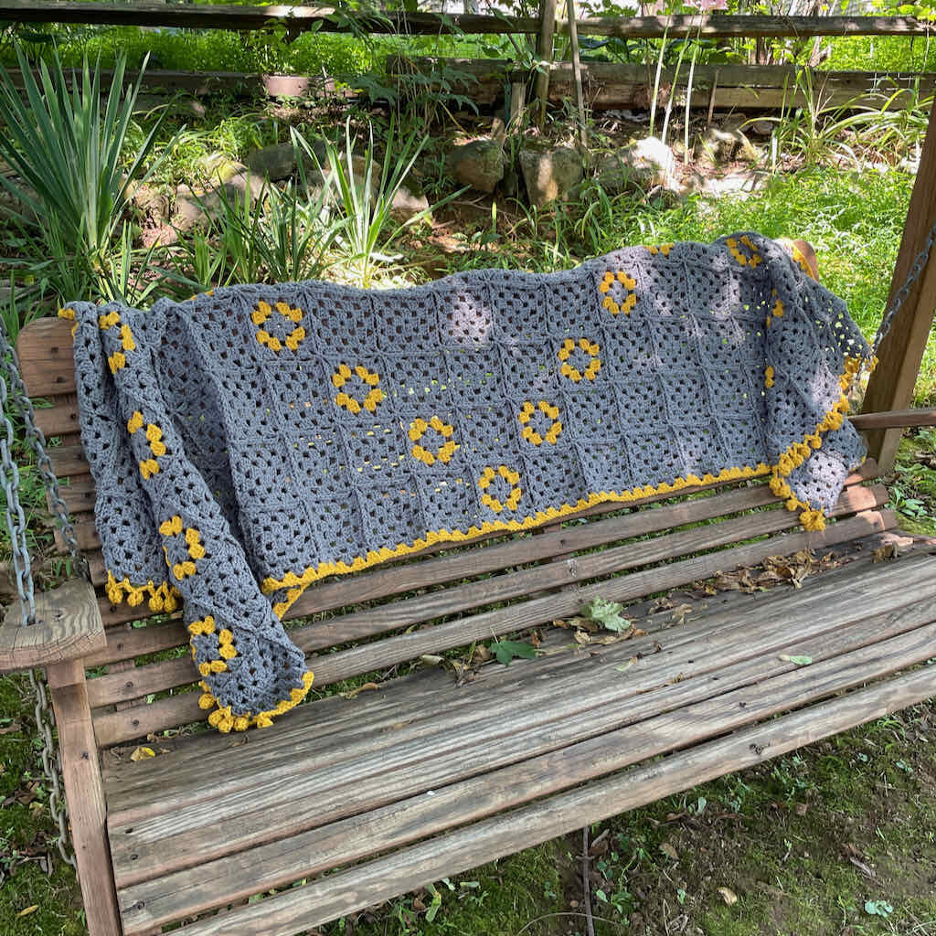 Granny wrap premium crochet pattern by MadameStitch