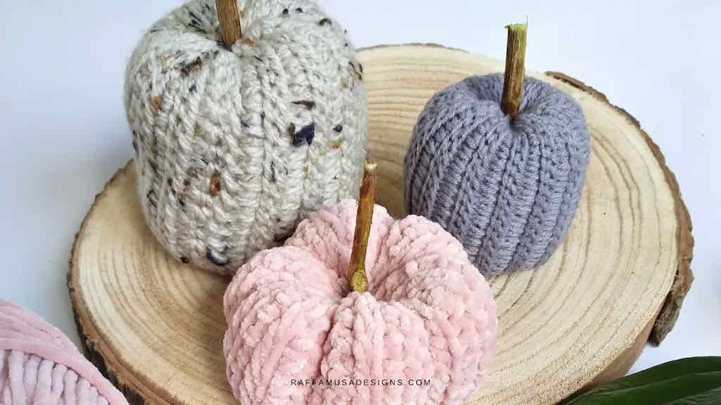 Tunisian pumpkin crochet pattern
