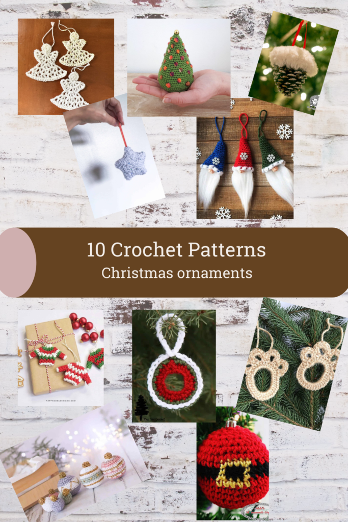 10 Quick and Easy Christmas Ornaments to Crochet | MadameStitch