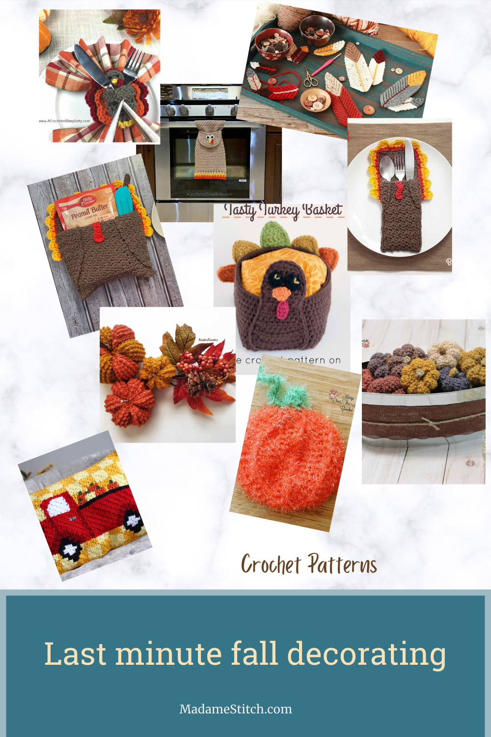 Last minute fall decorating crochet patterns