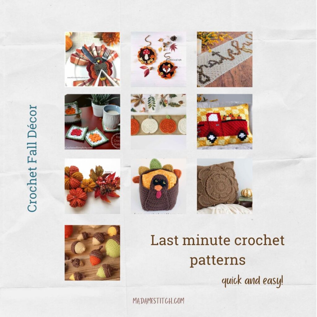 19 last minute fall crochet patterns