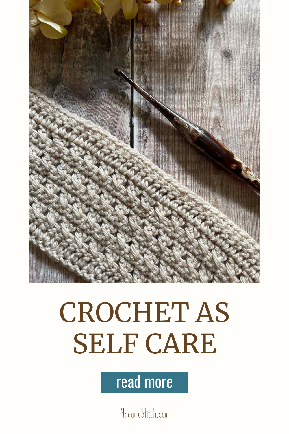 Crochet as self care blog post