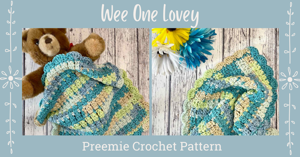 A beautiful lovey to bring comfort to a preemie