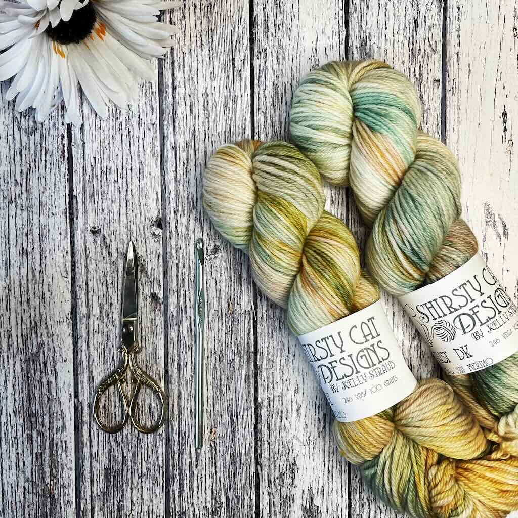 Shirstycat Designs Just DK yarn in Sea Grass