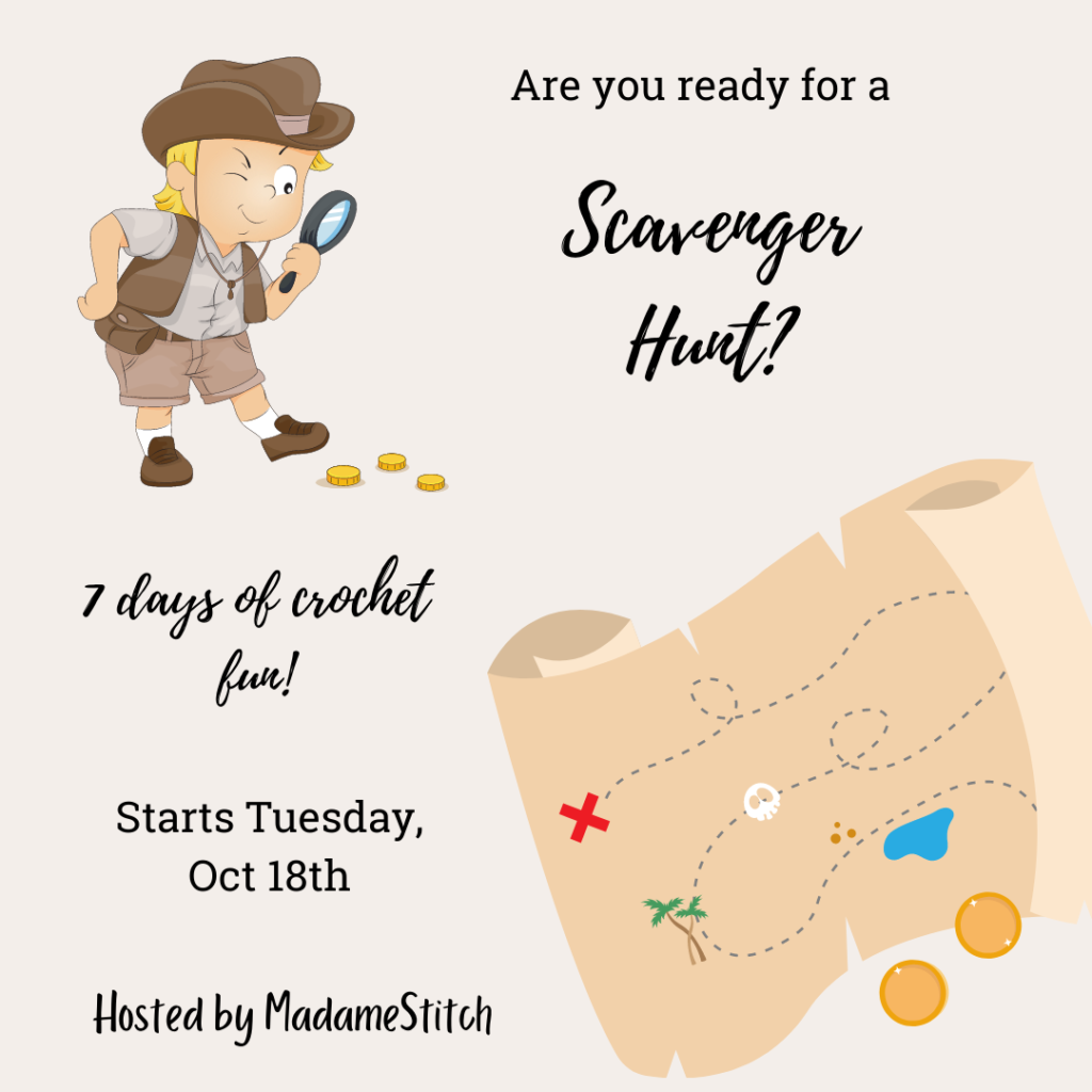 Crochet Scavenger Hunt hosted by MadameStitch