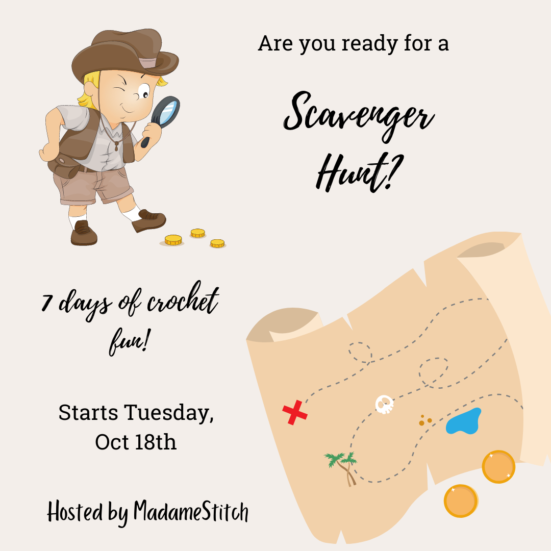 Join this fun Crochet Scavenger Hunt