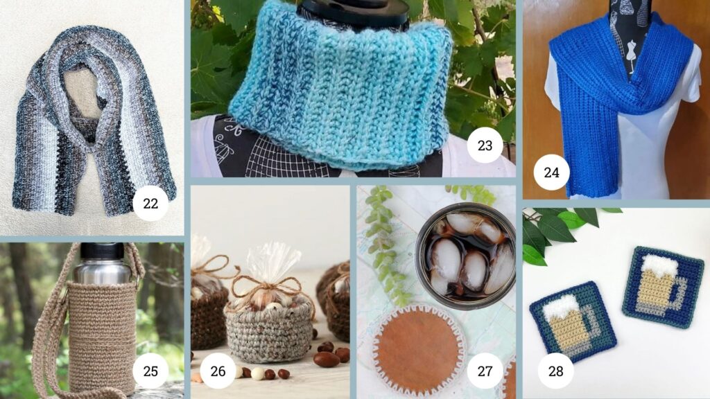 Last-Minute Crochet Gifts for Men - Hooked by Kati