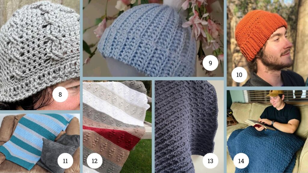 Easy crochet gift ideas for men: Crochet patterns for him - Dora Does