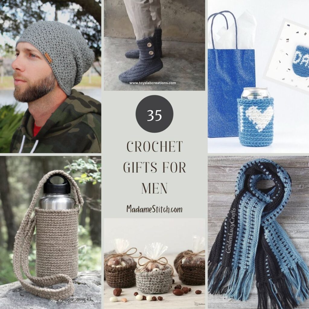 35 Crochet Gifts for Men | A pattern roundup by MadameStitch