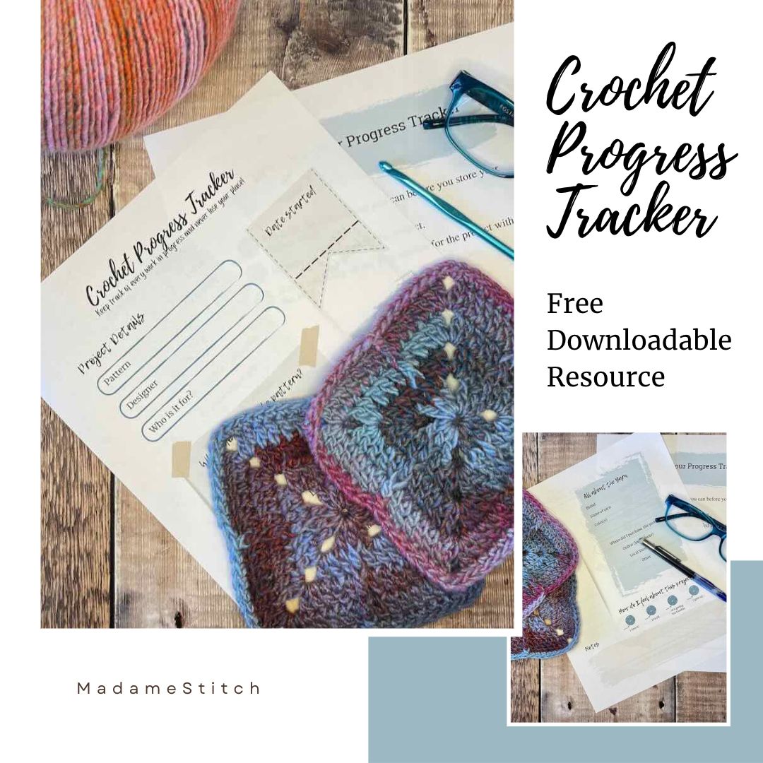 A free Crochet Progress Tracker for every project