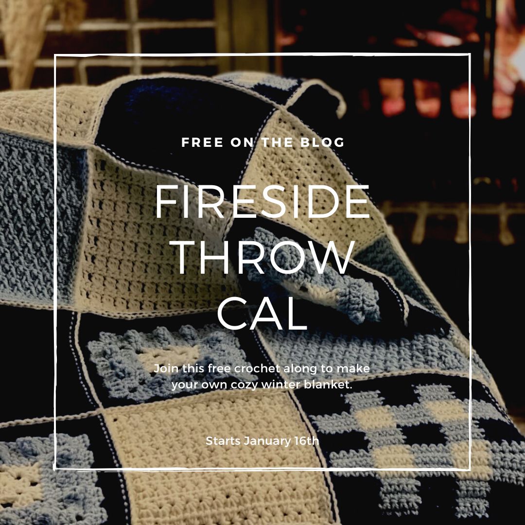The Fireside Throw – a free crochet along