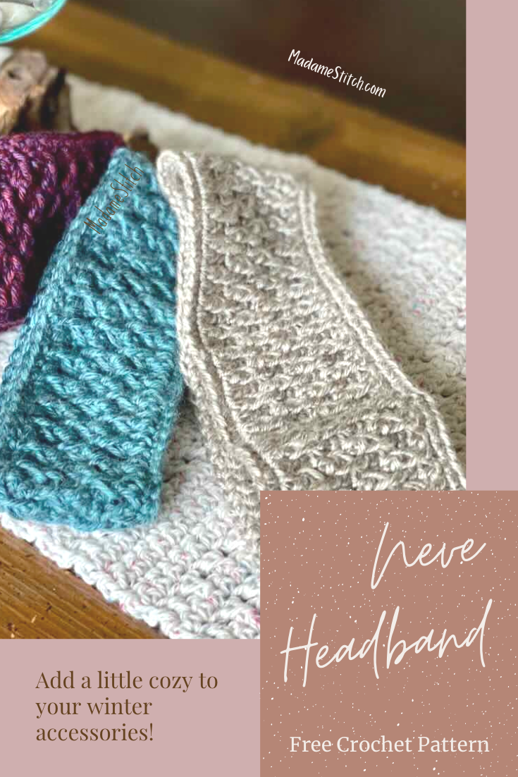 Alpine Stitch Crochet Bandeau, Easy Crochet Pattern, Crochet
