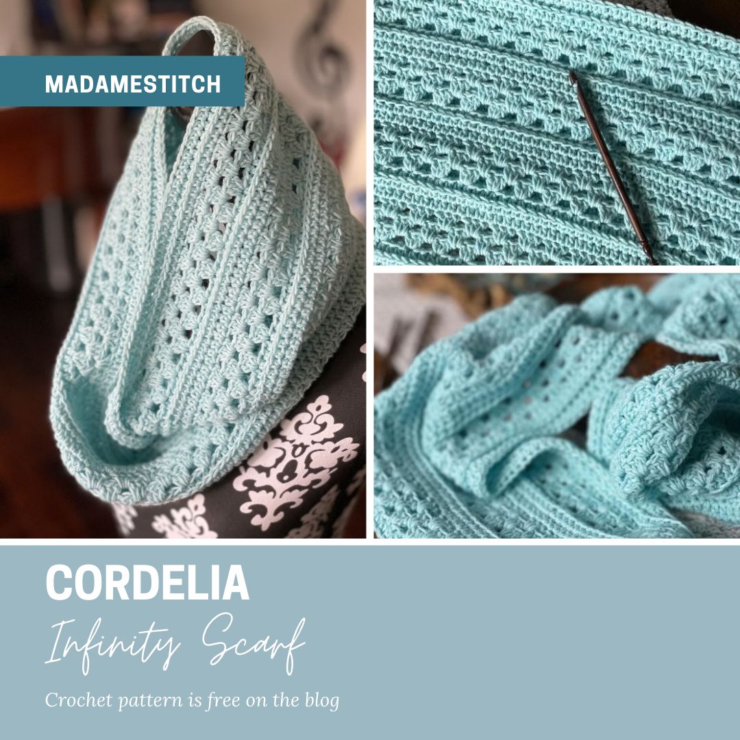 Easy Free Crochet Infinity Scarf Pattern for Cozy Spring Wear