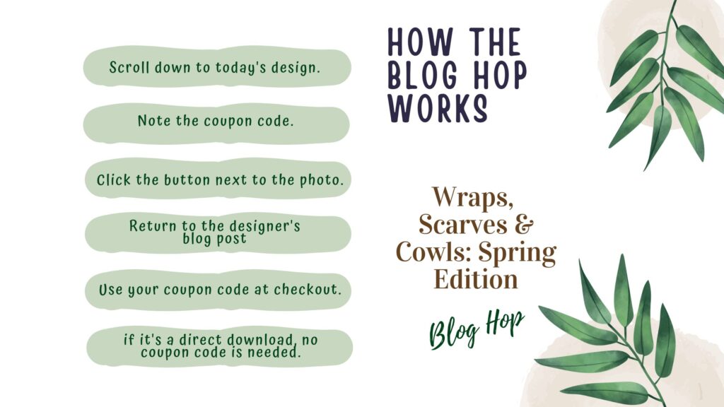 How it works for this crochet women's accessories blog hop