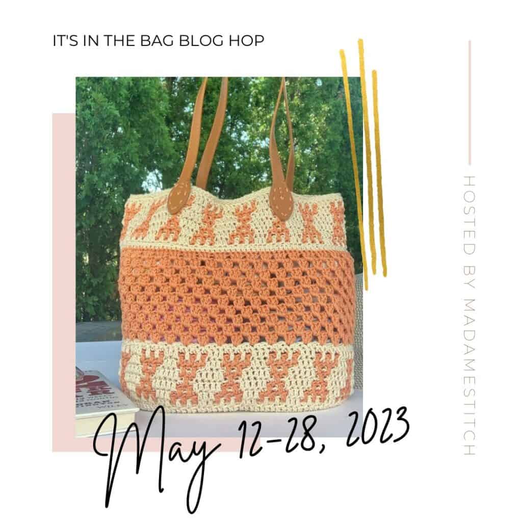 It's in the Bag blog hop featuring crochet market bags, totes and handbags | An event hosted by MadameStitch