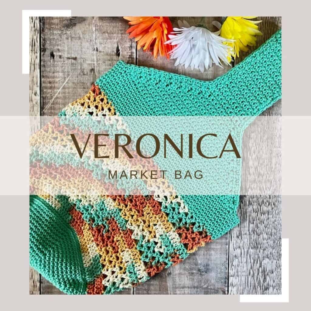 Veronica V-Stitch Market Bag | A design by MadameStitch