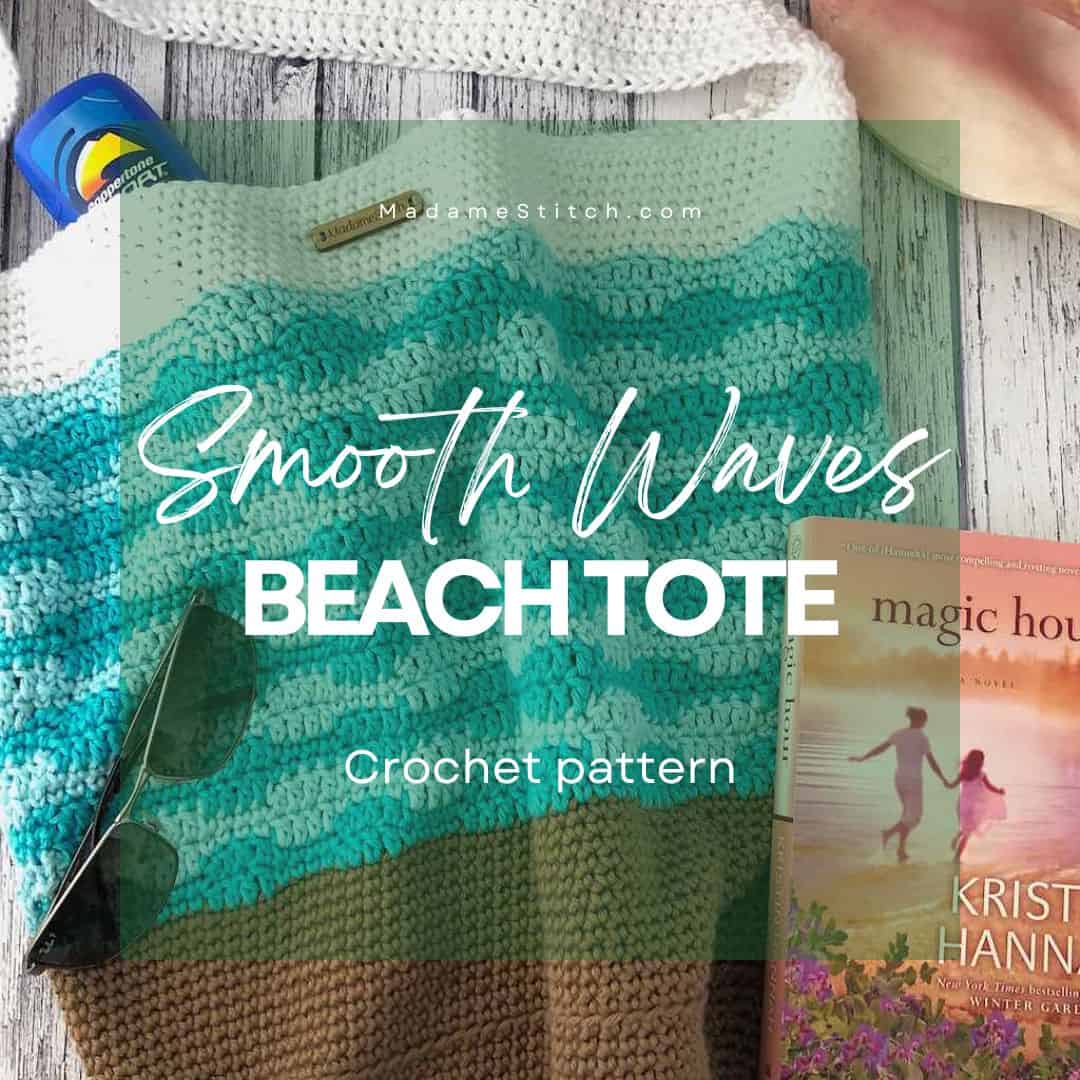 This beautiful crochet beach tote will help you welcome summer