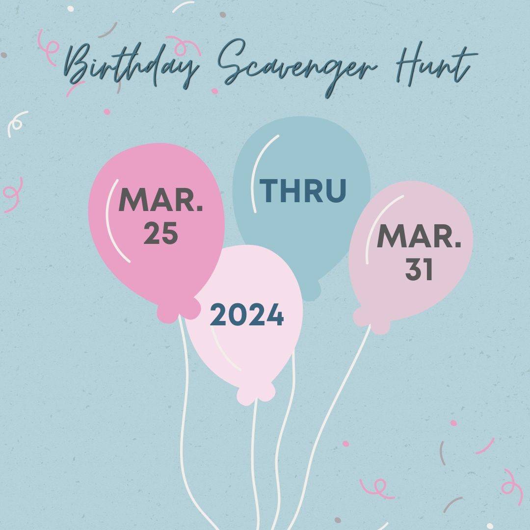 A birthday scavenger hunt you’ll love to play!