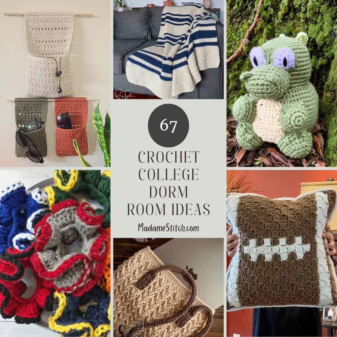 67 College Crochet Ideas for Your Student’s Dorm