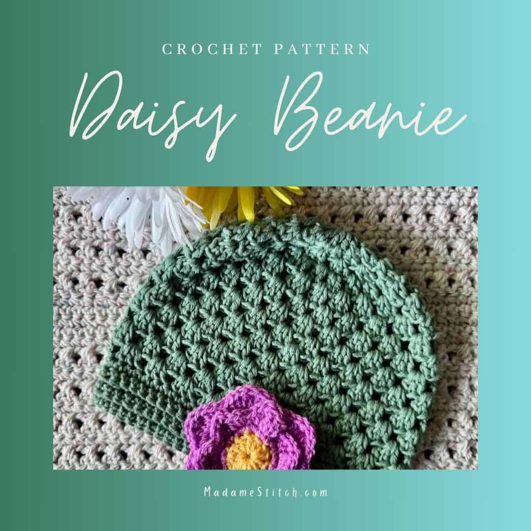 A granny stitch hat that will show love and comfort to those dealing with cancer