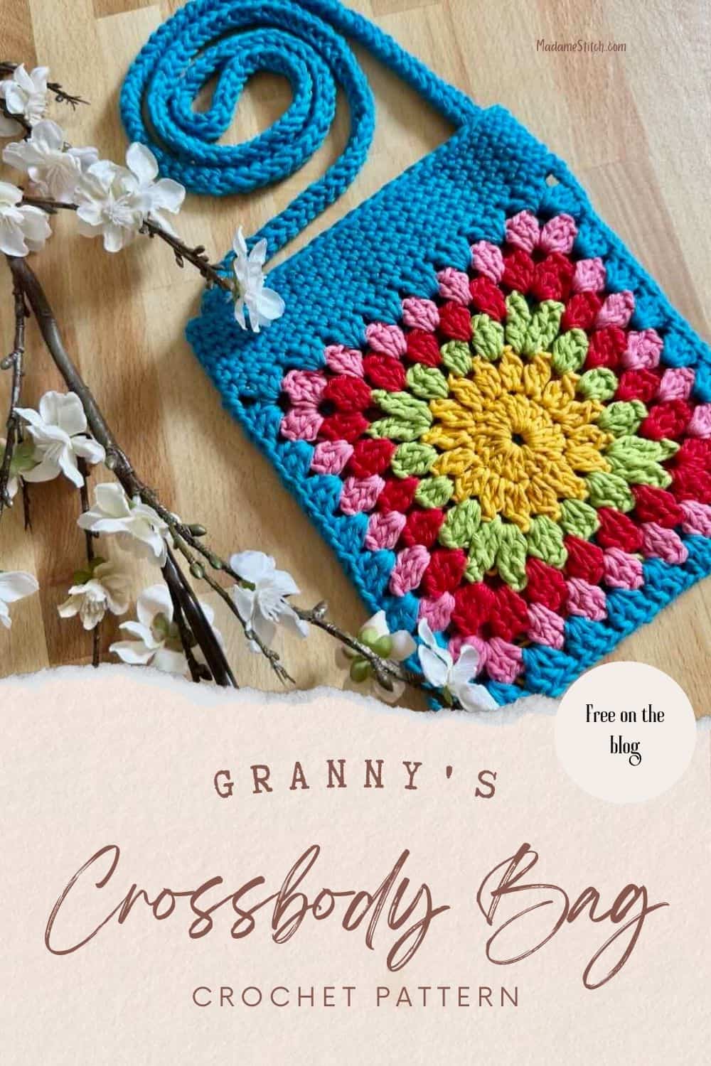 Step out in style with this **granny square crossbody bag**—a retro-inspired accessory that’s as fun to make as it is to wear. Lightweight, hands-free, and the perfect size for your essentials, this bag adds vintage charm to any outfit. Quick to crochet and easy to customize with fringe or tassels, it’s a joyful project that gives you both instant gratification and a one-of-a-kind handmade accessory you’ll love carrying everywhere.