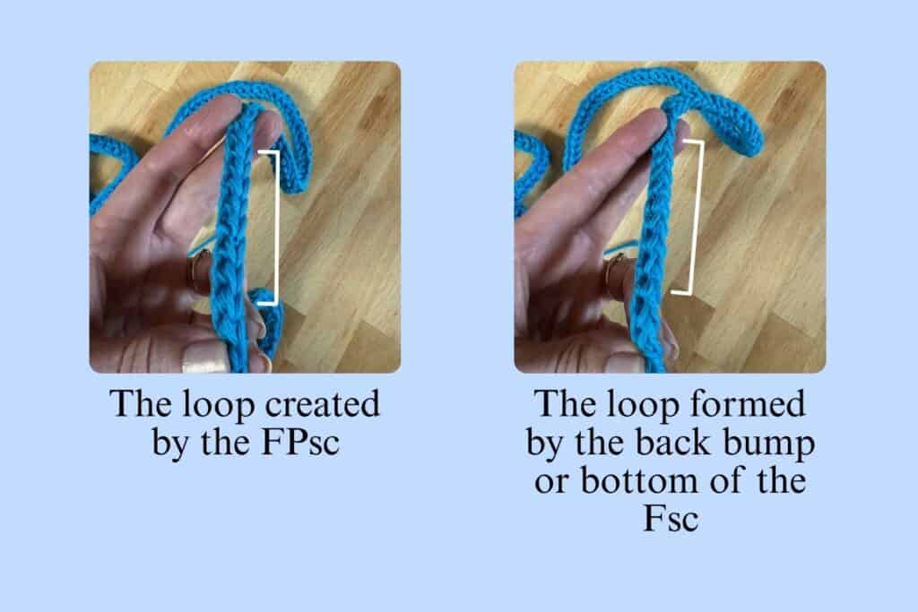 Photos of the 2 sides of the strap