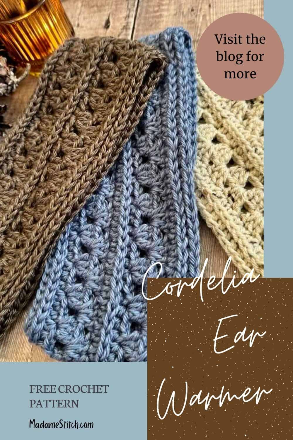 Pin this image to your Pinterest board and never lose the link to the Cordelia Ear Warmer