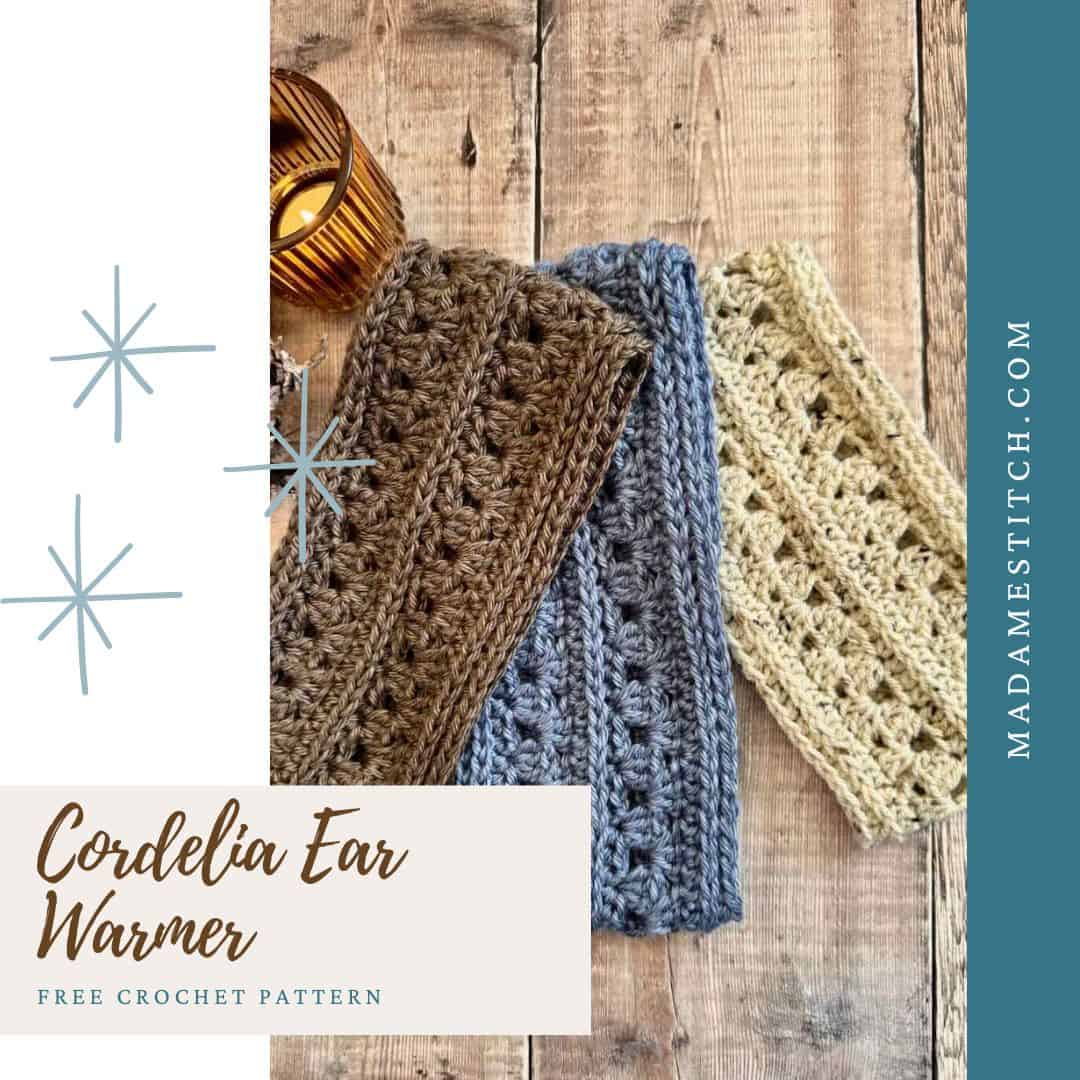 A Warm, Cozy Crochet Ear Warmer for Effortless Style