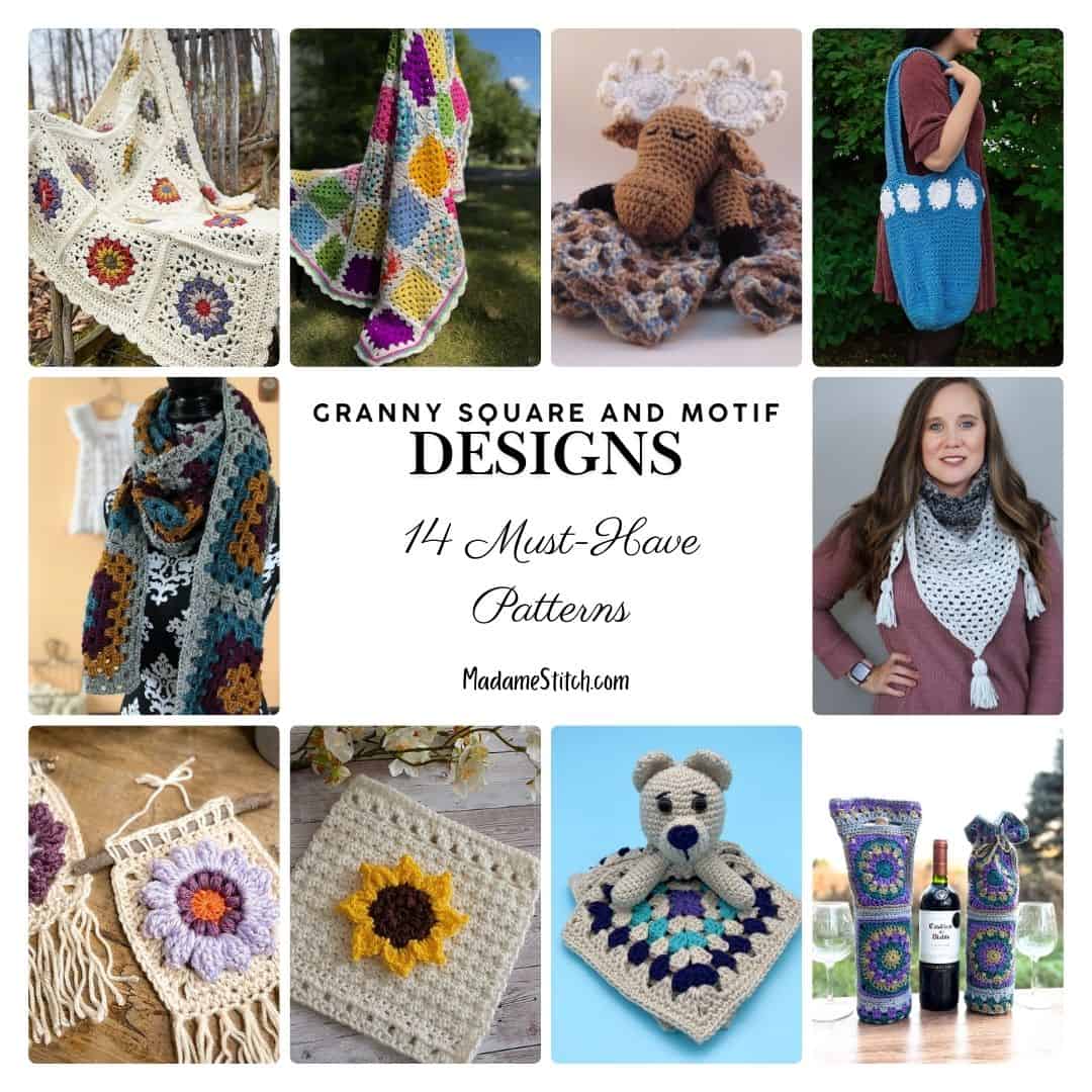 A Collection of Granny Square and Motif Crochet Designs You’ll Absolutely Love