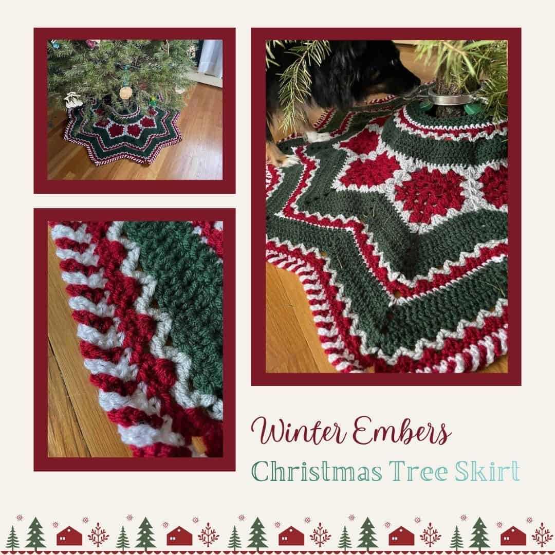 A Crochet Christmas Tree Skirt That’s Vintage-Inspired