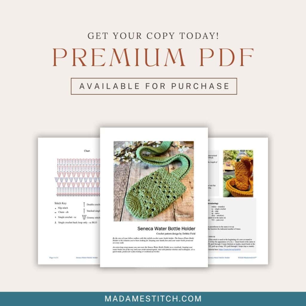 A graphic with photos of pattern pages