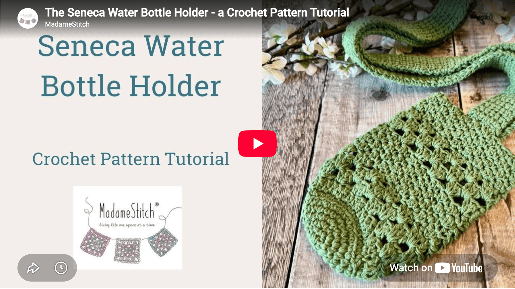 Click here to watch the full pattern tutorial for the Seneca Water Bottle Holder