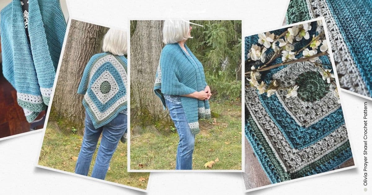 Photos of the Olivia Prayer Shawl