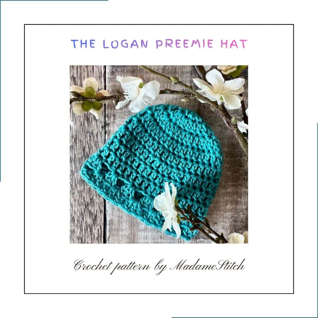 The Logan Crochet Preemie Hat
